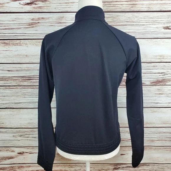 NWT Fabletics Womens Small 4-6 Black Christy Fleece Track Jacket - Picture 7 of 10
